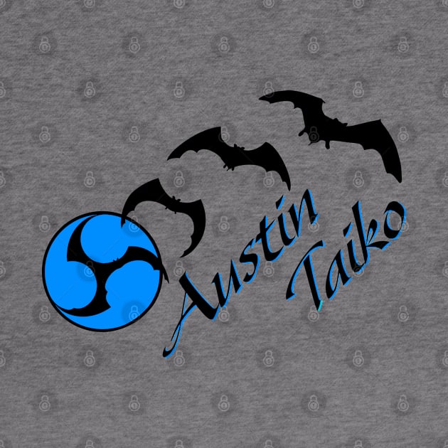 AT Bat Mitsudomoe black blue by Austin Taiko